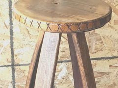 Karey's barrel leg stool