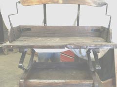 Karey's buckboard bench