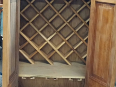 Wine Cabinet Opened